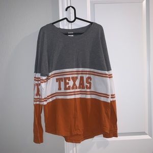 VS PINK University of Texas Longsleeve Tee